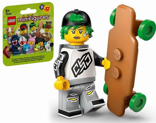 71048 - LEGO Minifigures - LONGBOARDZISTKA col27-7  Seria 27-1.jpg