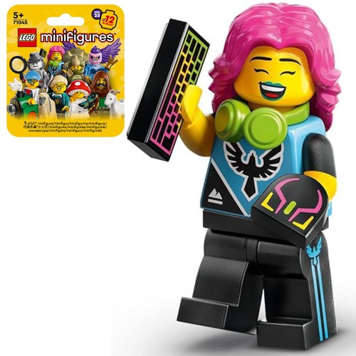 71045 - LEGO Minifigures - ZAWODNICZKA E-SPORTOWA col25-2  Seria 25-1.jpg