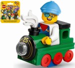 71045 - LEGO Minifigures - MAŁY MIŁOŚNIK POCIĄGÓW col25-10  Seria 25-1.jpg