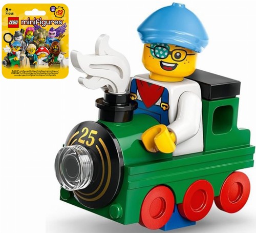 71045 - LEGO Minifigures - MAŁY MIŁOŚNIK POCIĄGÓW col25-10  Seria 25-1.jpg
