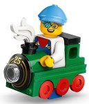 71045 - LEGO Minifigures - MAŁY MIŁOŚNIK POCIĄGÓW col25-10  Seria 25-2.jpg