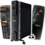 Grzejnik Olejowy Czarny LED z Pilotem (11 żeberek) 2500W CAMRY CR 7813 - 3.png