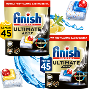 FINISH Kapsułki Ultimate Plus 45 Lemon + Fresh