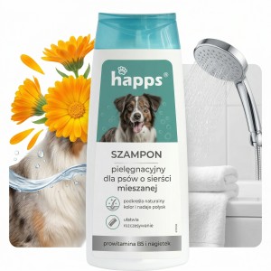 HAPPS - szampon pielęgnacyjny dla psów o sierści mieszanej 200ml