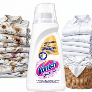 Vanish Oxi Action White Odplamiacz W Żelu 1l