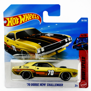 Hot Wheels 1:64 '70 DODGE HEMI CHALLENGER - JJJ07
