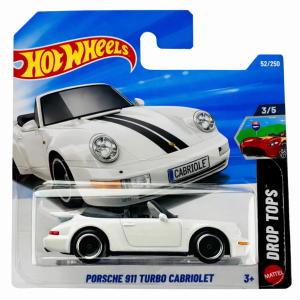 Hot Wheels 1:64 PORSCHE 911 TURBO CABRIOLET - JJJ22