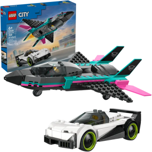 60489 - LEGO City - Odrzutowiec kontra samochód