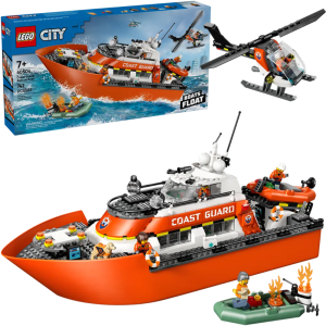60504 - LEGO City - Łódź ratunkowa i helikopter straży przybrzeżnej