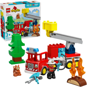 10473 - LEGO DUPLO - Wóz strażacki z wężem i strażakiem