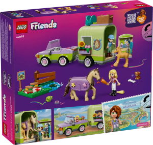 42695 - LEGO Friends - Przyczepa z koniem i źrebaczkiem