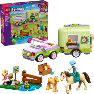 42695 - LEGO Friends - Przyczepa z koniem i źrebaczkiem