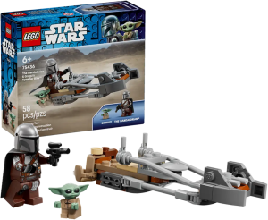75436 - LEGO Star Wars - Śmigacz Mandalorianina i Grogu
