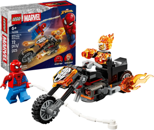 76335 - LEGO Super Heroes - Spider-Man kontra Ghost Rider na motocyklu