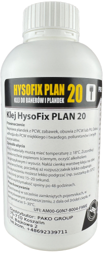 Klej do Plandek HYSOFIX PLAN 20 - 500 ml