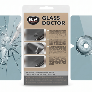K2 GLASS DOCTOR Zestaw Do Naprawy Szyb Aut I Reflektorów Szklanych B350