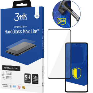 Szkło Hartowane Redmi Note 14 Pro 4G/5G /Pro+ - 3mk HardGlass Max Lite Black