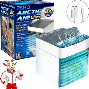 PAKO Klimator Przenośny AIR COOLER Na Wodę i Lód 3w1 SL-C02