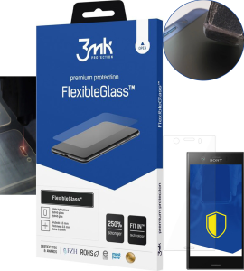 Szkło Hybrydowe Sony Xperia XZ1 Compact - 3mk FlexibleGlass