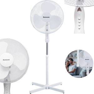 Wentylator Stojący Ravanson Biały 45W 40cm WT-1045S