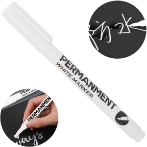 Marker Permanentny Biały Do Opon Szyb Stali I Metalu Wodoodporny 1 szt.