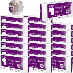 Papier Toaletowy VELVET CARE Professional Expert 3W 18m - 168 Rolek
