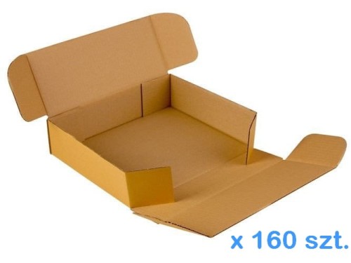 Karton Fasonowy 350x250x80mm 380g/m2 - 160 sztuk 