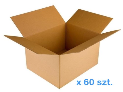 Karton Klapowy 640x380x190mm 3W B 390g/m2 - 60 sztuk 