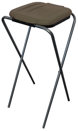 Stojak do segregacji odpadów (1-stanowiskowy) brązowy