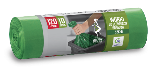 AZ Worki do segregacji odpadów SZKŁO 120L 10szt zielone-1.png