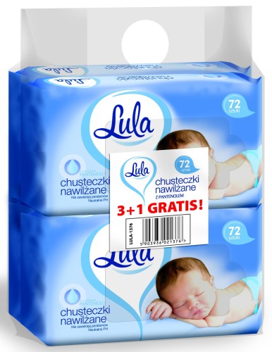 LULA Chusteczki nawilżane z PANTENOLEM 72szt 3szt + 1szt gratis-1.jpg